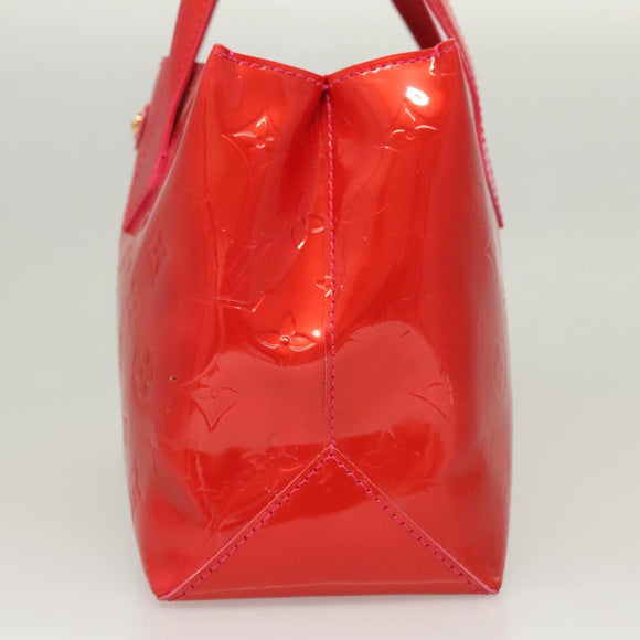 LOUIS VUITTON Monogram Vernis Wilshire PM Hand Bag Rose Pop M93643 Auth 126362
