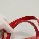 LOUIS VUITTON Monogram Vernis Wilshire PM Hand Bag Rose Pop M93643 Auth 126362-8