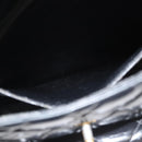 CHANEL Matelasse Chain Shoulder Bag Enamel Black Gold CC Auth 126363-24