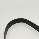 CHANEL Matelasse Chain Shoulder Bag Enamel Black Gold CC Auth 126363-14