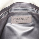 CHANEL Matelasse Shoulder Bag Lamb Skin White CC Auth 126364-20