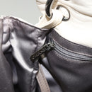 CHANEL Matelasse Shoulder Bag Lamb Skin White CC Auth 126364-23