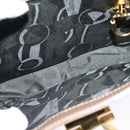 Salvatore Ferragamo Gancini Hand Bag Leather 2way Brown Gold Auth 126367-20