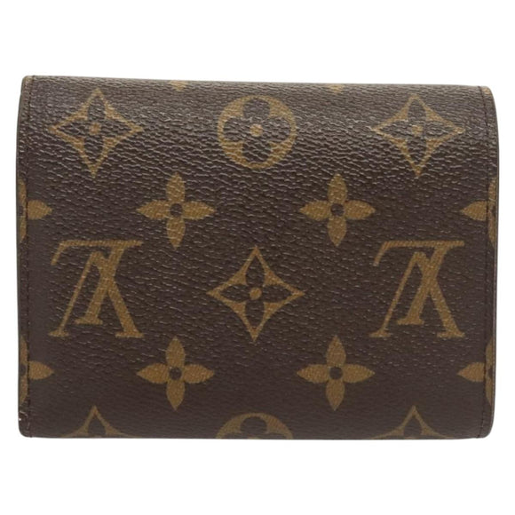 LOUIS VUITTON Animal Print Portefeuille Victorine Wallet M63326 LV Auth 126370