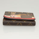 LOUIS VUITTON Animal Print Portefeuille Victorine Wallet M63326 LV Auth 126370-6