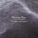 Christian Dior Trotter Canvas Shoulder Bag Brown Gold Auth 126371-18