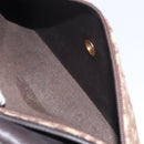 Christian Dior Trotter Canvas Shoulder Bag Brown Gold Auth 126371-12