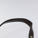 Christian Dior Trotter Canvas Shoulder Bag Brown Gold Auth 126371-8