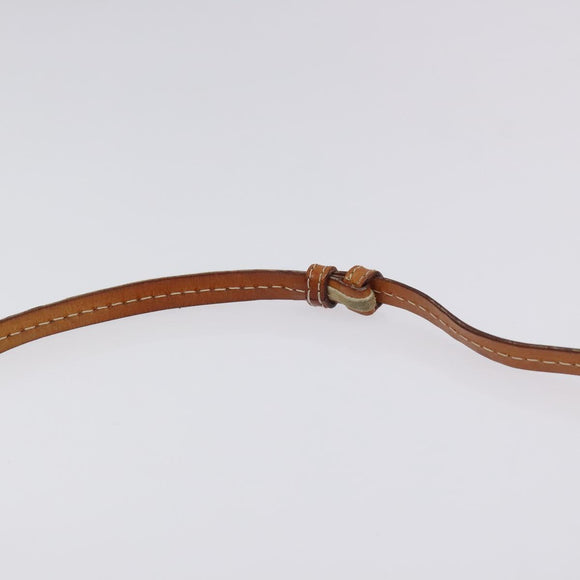 Christian Dior Trotter Canvas Romantic Bag PVC Beige Silver Auth 126372