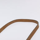 Christian Dior Honeycomb Canvas Shoulder Bag PVC Beige Gold Auth 126373-8