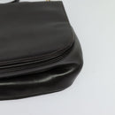 Christian Dior Shoulder Bag Leather Brown Gold Auth 126374-17