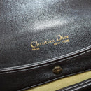 Christian Dior Shoulder Bag Leather Brown Gold Auth 126374-19