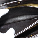 Christian Dior Shoulder Bag Leather Brown Gold Auth 126374-22