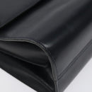 Christian Dior Shoulder Bag Leather Navy Gold Auth 126375-14