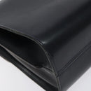 Christian Dior Shoulder Bag Leather Navy Gold Auth 126375-16