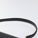 Christian Dior Shoulder Bag Leather Navy Gold Auth 126375-8