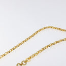 Salvatore Ferragamo Gancini Chain Shoulder Bag Leather Black Gold Auth 126376-8