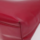 PRADA Shoulder Bag Enamel Pink Auth 126380-9