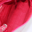 PRADA Shoulder Bag Enamel Pink Auth 126380-11