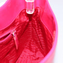PRADA Shoulder Bag Enamel Pink Auth 126380-17
