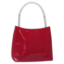 PRADA Shoulder Bag Enamel Pink Auth 126380-1