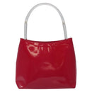 PRADA Shoulder Bag Enamel Pink Auth 126380-13