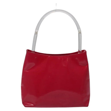 PRADA Shoulder Bag Enamel Pink Auth 126380 - 0