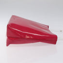 PRADA Shoulder Bag Enamel Pink Auth 126380-3