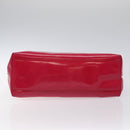 PRADA Shoulder Bag Enamel Pink Auth 126380-5