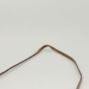 PRADA Shoulder Bag Canvas Brown Gold Auth 126381-8