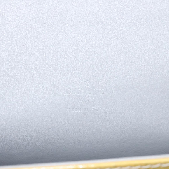 LOUIS VUITTON Monogram Vernis Spring Street Hand Bag Gris M91029 LV Auth 126386