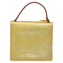 LOUIS VUITTON Monogram Vernis Spring Street Hand Bag Gris M91029 LV Auth 126386-2