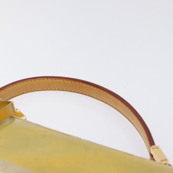 LOUIS VUITTON Monogram Vernis Spring Street Hand Bag Gris M91029 LV Auth 126386