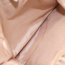 BURBERRY Nova Check Tote Bag Canvas Red Beige gold Auth 126393-12