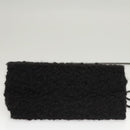 Salvatore Ferragamo Gancini Hand Bag Wool 2way Black Auth 126395-5