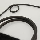 Salvatore Ferragamo Gancini Hand Bag Wool 2way Black Auth 126395-14