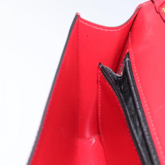 LOUIS VUITTON Epi Pochette Arche Shoulder Bag Red M52577 LV Auth 126417