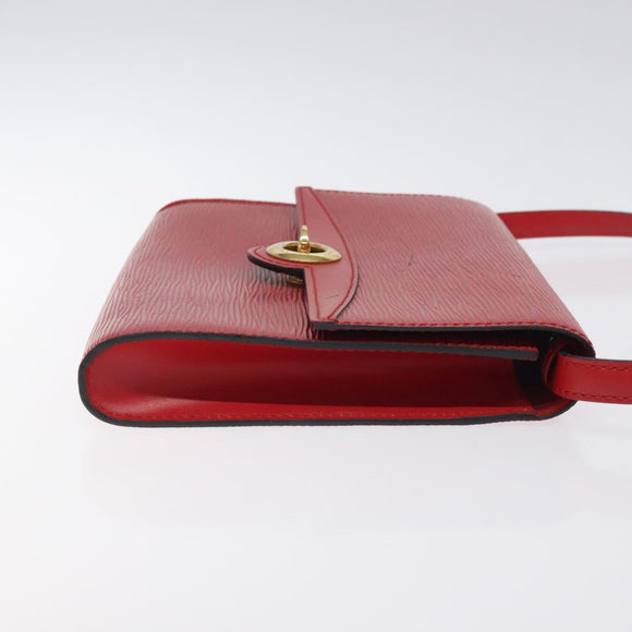 LOUIS VUITTON Epi Pochette Arche Shoulder Bag Red M52577 LV Auth 126417