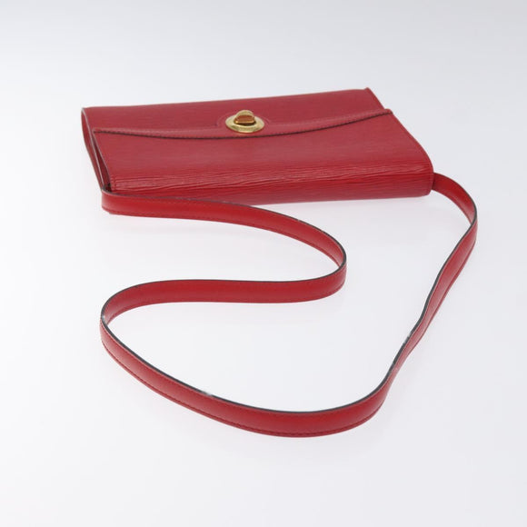 LOUIS VUITTON Epi Pochette Arche Shoulder Bag Red M52577 LV Auth 126417