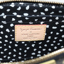 LOUIS VUITTON Vernis Yayoi Kusama Pochette Accessoires Black M91427 Auth 126419SAV-20