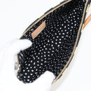 LOUIS VUITTON Vernis Yayoi Kusama Pochette Accessoires Black M91427 Auth 126419SAV-10