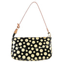 LOUIS VUITTON Vernis Yayoi Kusama Pochette Accessoires Black M91427 Auth 126419SAV-2