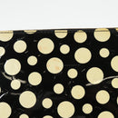 LOUIS VUITTON Vernis Yayoi Kusama Pochette Accessoires Black M91427 Auth 126419SAV-3