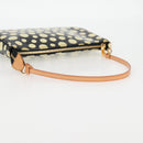 LOUIS VUITTON Vernis Yayoi Kusama Pochette Accessoires Black M91427 Auth 126419SAV-8