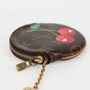 LOUIS VUITTON Monogram Cherry Porte Monnaie Ron Coin Purse M95043 Auth 126421V-3
