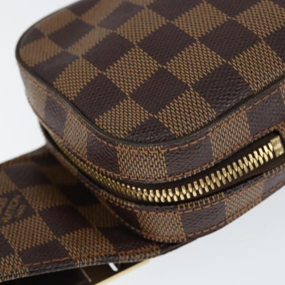 LOUIS VUITTON Damier Ebene Geronimos Shoulder Bag N51994 LV Auth 126424