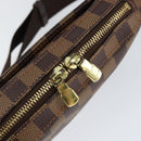 LOUIS VUITTON Damier Ebene Geronimos Shoulder Bag N51994 LV Auth 126424-9