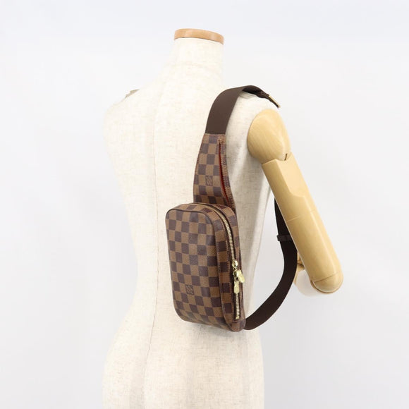 LOUIS VUITTON Damier Ebene Geronimos Shoulder Bag N51994 LV Auth 126424
