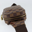 LOUIS VUITTON Damier Ebene Geronimos Shoulder Bag N51994 LV Auth 126424-4
