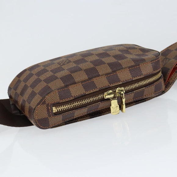 LOUIS VUITTON Damier Ebene Geronimos Shoulder Bag N51994 LV Auth 126424